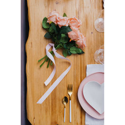 Цена за 2 шт. Цветы искусственные «Роза венесуэльская», 8×23 см, персиковые