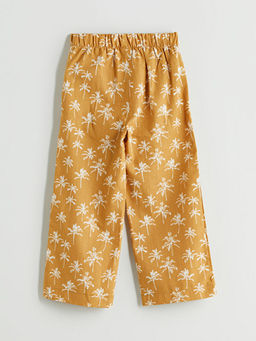 Beli Lastikli Keten Kar???ml? K?z ?ocuk Pantolon