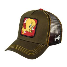 Бейсболка CAPSLAB арт. CL/LOO2/1/TIT2 Looney Tunes Tweety Pie (оливковый)