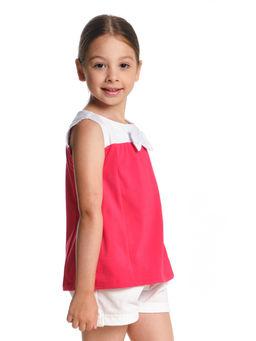 Футболка для девочки UD 1686 малиновый - Mini maxi фото 2