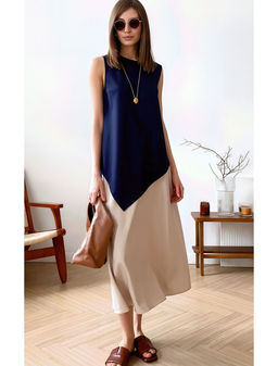 Юбка из плотного лиоцелла скроенная по косой