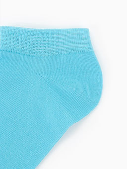 Носки женские MINAKU, набор 5 пар, размер 37-40 (23-25 см), цвет розовый, бежевый, голубой