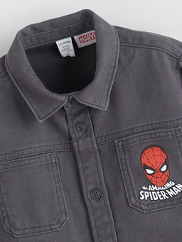 Spider-Man Bask?l? Erkek ?ocuk G?mlek