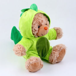 Мягкая игрушка Мишка в костюме дракона, 20 см - Milo toys фото 2