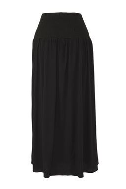 Siyah Dokuma Gipeli Maxi Plaj Etek TBESS25ET00012