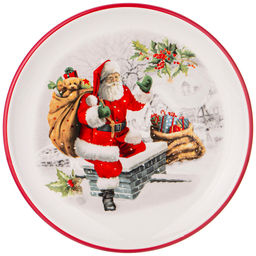 ТАРЕЛКА ЗАКУСОЧНАЯ AGNESS С НОВЫМ ГОДОМ! 21 СМ