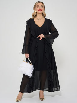 Платье 0372-1 бирюзовый - Dora фото 12