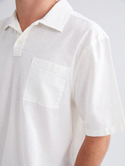 Regular Fit K?sa Kollu Oxford Erkek G?mlek