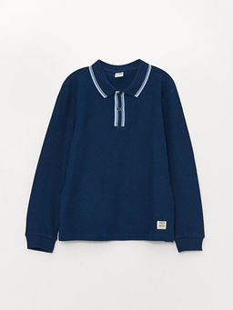 Polo Yaka Uzun Kollu Erkek ?ocuk Ti??rt