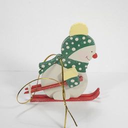 Елочные игрушки: Снеговик в шапочке 6029 - Idh фото 4