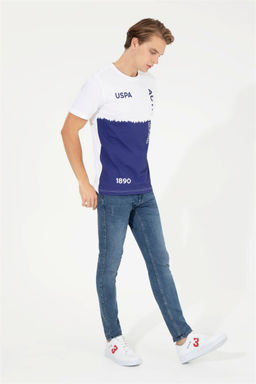 U. S. Polo Assn Мужская синяя футболка с круглым вырезом - U.s. polo assn фото 10