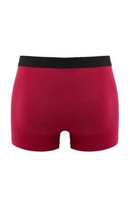 Cok Renkli 3lu Paket Desenli/Duz Pamuklu Boxer TMNAW25BX00009 - Trendyolmilla фото 8