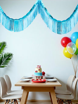 Цена за 2 шт. Гирлянда «Дождик», 3 метра, цвет голубой