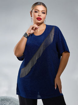 Джемпер 0087-26 тёмно-синий - Dora фото 12