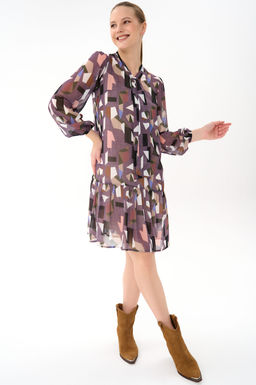 Платье Нежный акцент 2 (лиловый)