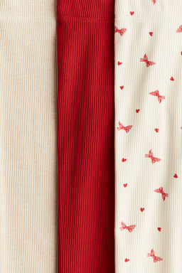 Pack de 3 leggings de algodon acanalado - H&m фото 2