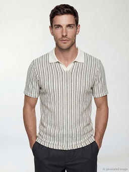 Polo Yaka ?izgili Erkek Ti??rt