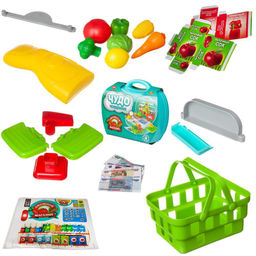 Игровой набор Abtoys Чудо-чемоданчик Овощной магазин 23 предмета