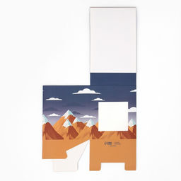 Цена за 2 шт. Коробка подарочная складная с 3D эффектом, упаковка, Покоряй вершины, 11?11?13 см