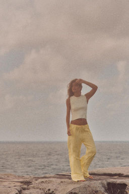 KNIT CUT-OUT BACK TOP - Zara фото 4