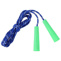 Цена за 10 шт. Скакалка детская, 2.2 м, регулируемая, нейлоновый трос, цвет МИКС