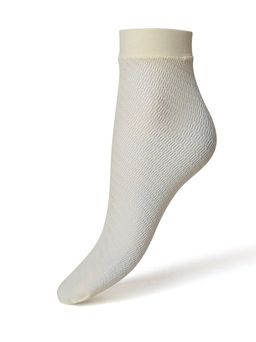 calz. RETE DIAGONALE носки! - avorio - Minimi фото 2
