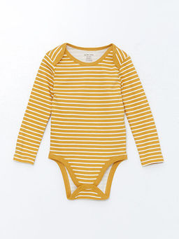 Bask?l? Erkek Bebek ??t??tl? Bodysuit 2li