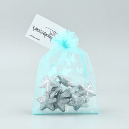 Цена за 5 шт. Мешочек подарочный из фатина с термонаклейкой Ты прекрасна, 11 х 16 см +/- 1.5 см - Дарите счастье фото 3