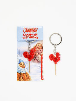 Брелок для ключей, акриловый «Пусть жизнь будет сладкой», 3.6×5.4 см