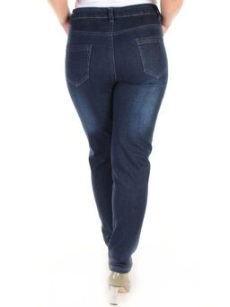 6629 DK. BLUE Джинсы зауженные женские ZAL