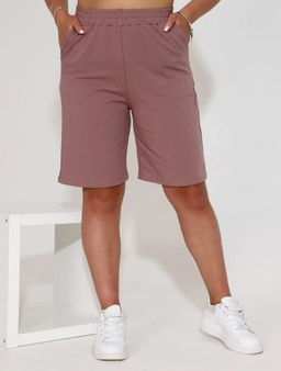 Бермуды трикотажные Латте (М-893) - Лиза фото 7