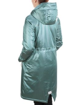 F03 GREEN Куртка демисезонная женская (100 гр. синтепон) - Фабричный китай фото 4