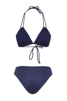 TRENDYOLMILLA Lacivert Ucgen Biyeli Regular Bikini Tak?m? TBESS25BT00072  фото 6