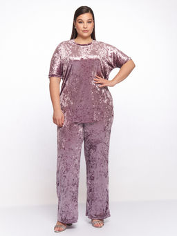 Костюм бархатный KO42911PUR39