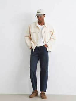 Loose Fit Erkek Jean Pantolon