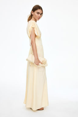 Vestido drapeado con cordones de ajuste - H&m фото 2