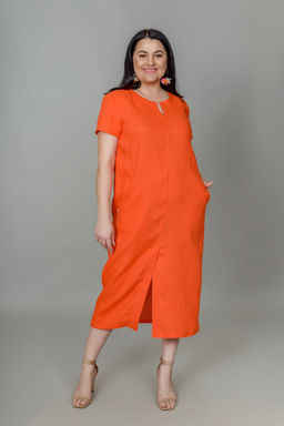 Платье 100% лен