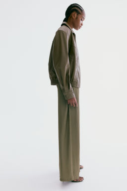 Pantal?n de sat?n con cord?n de ajuste - H&m фото 6