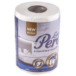 Полотенце бумажное 2-х слойное GrandPero (TODO) 1 рулон, 70м, белый (Россия) - Домашняя мода фото 3