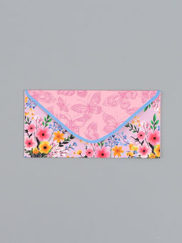 Цена за 10 шт. Конверт для денег «Бабочки и цветы», 16,5 х 8 см