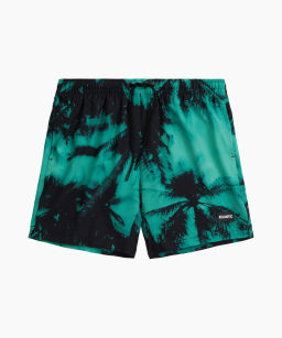 ATLANTIC KMB-227 Шорты мужские пляжные 4Way Stretch Palms зеленый + черный фото 2