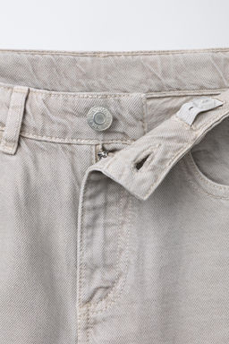 STRAIGHT JEANS WITH SEAM DETAILS - Zara фото 3