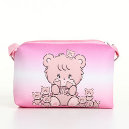 Сумка детская «Мишка», для девочки, розовая