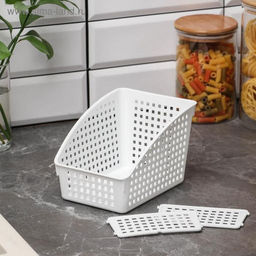 Органайзер Лофт с перегородками широкий 180х135х120мм (белый) 672006 Виолет - Виолёт фото 8