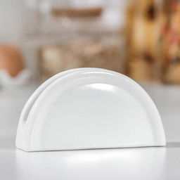 Салфетница керамическая Классика, 11,53,56 см, цвет белый