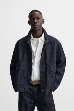 BOXY FIT DENIM JACKET - Zara фото 2
