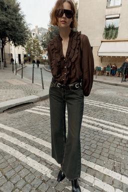 RUFFLED BLOUSE - Zara фото 15
