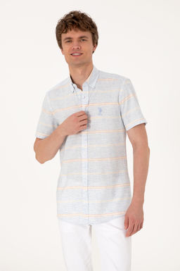 Erkek A__k Mavi K_sa Kollu G_mlek Sepette S_rpriz _ndirim - U.s. polo assn фото 3