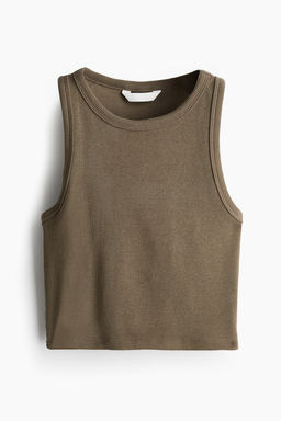 Camiseta cropped sin mangas - H&m фото 4