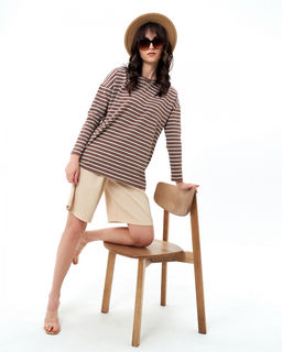 Лонгслив в полоску, тельняшка 70.8.2 - Sahar art lab фото 8